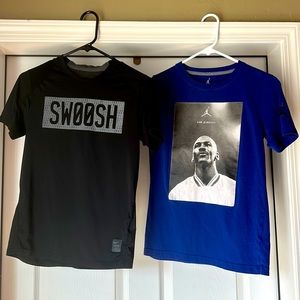 Nike and Jordan t shirts brand new condition